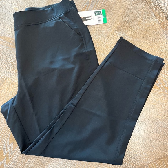 NWT 32 DEGREES Cool Pull-On Knit Pant Black XL Waist 40” Inseam28.5” - Picture 1 of 7